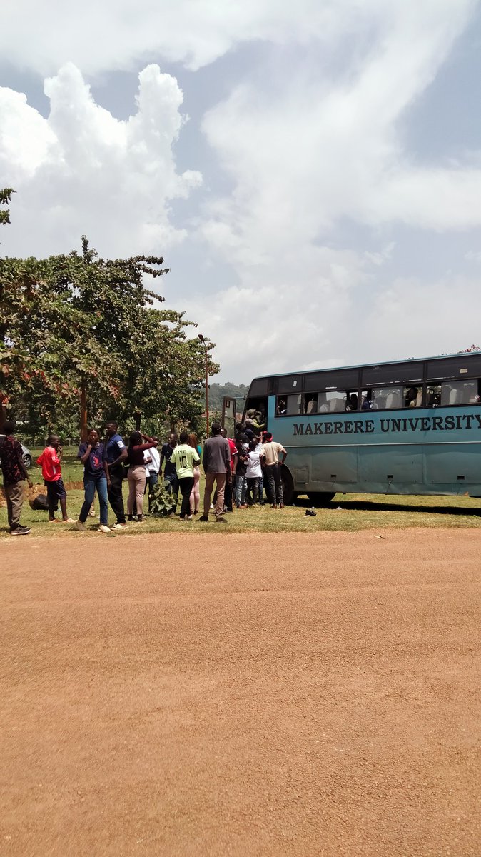 MUBS TV (@mubstv) on Twitter photo NOW: The MUBS fans club has been delayed to go and cheer the <a href="/OfficialMubs/">Makerere University Business School</a> team vs <a href="/BugemaUniv/">Bugema Univ</a> on allegations that the number of fans has gone beyond the bus capacity.
The Fans stated... NOW: The MUBS fans club has been delayed to go and cheer the <a href="/OfficialMubs/">Makerere University Business School</a> team vs <a href="/BugemaUniv/">Bugema Univ</a> on allegations that the number of fans has gone beyond the bus capacity.
The Fans stated...