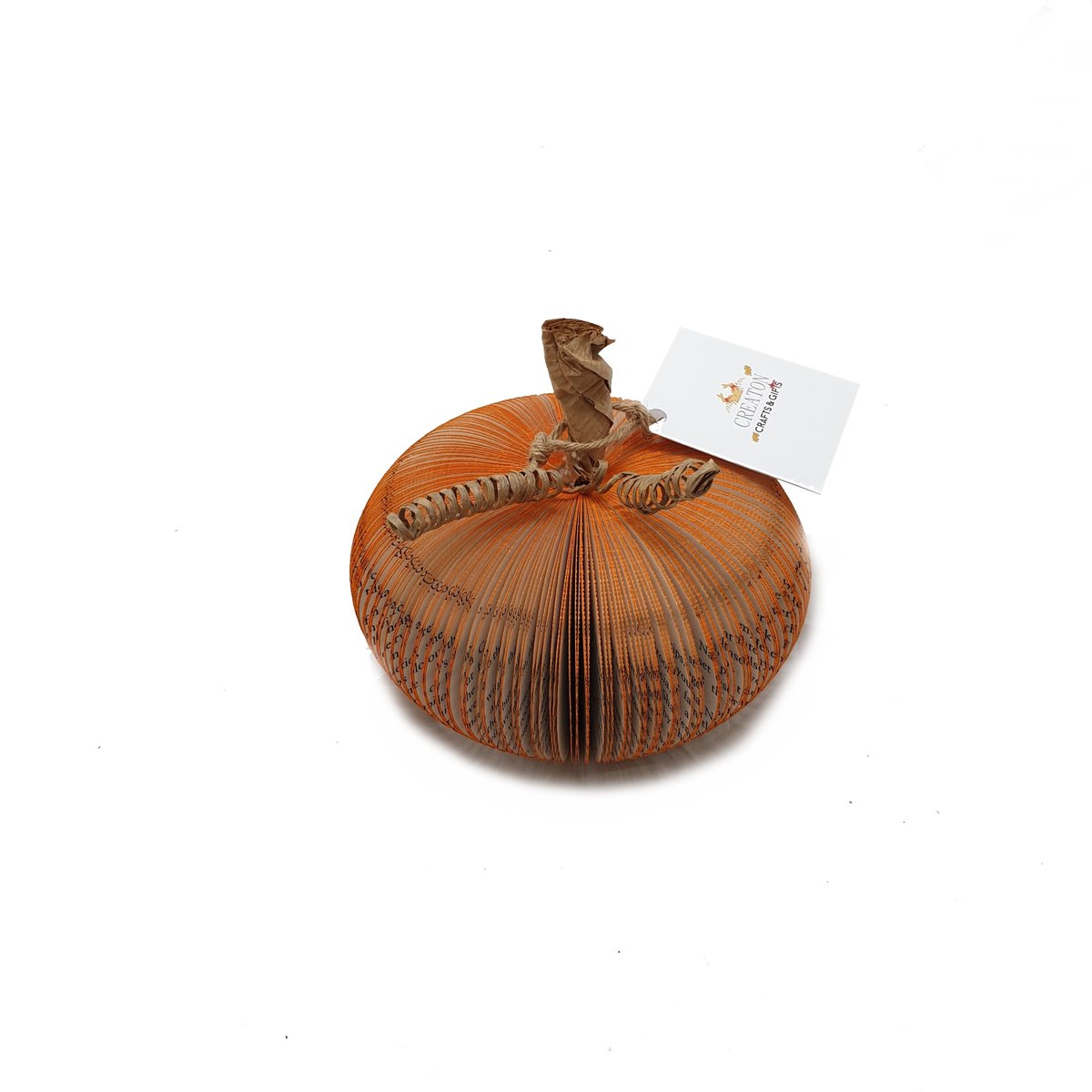 Paperappleco's tweet photo. Paper Pumpkin Halloween Decoration Small Book Art - 3d pumpkin - book pumpkin https://t.co/iM6M1iS1oD #CreatonCrafts #Shopify #mhhsbd #PaperPumpkin https://t.co/u9DIlpASty