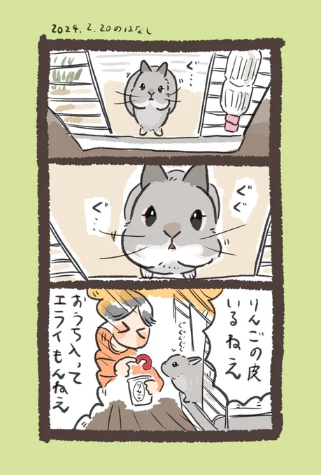 ない首を必死に伸ばす愛おしさ(上の句)

#うさぎのいる生活 