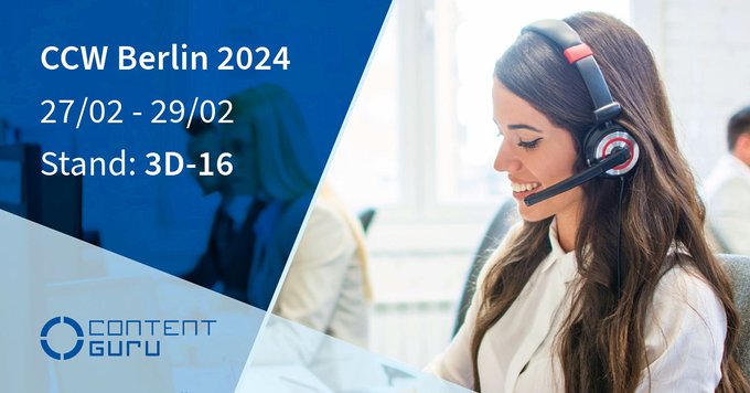 cgchirpdach's tweet photo. Next week, we will be attending @CCW Berlin! Visit stand 𝟯𝗗-𝟭𝟲 to learn how 𝘀𝘁𝗼𝗿𝗺® can revolutionize your #CX. Click here to find out more: https://t.co/cjGnRk3xPZ https://t.co/iKKmaxTljB