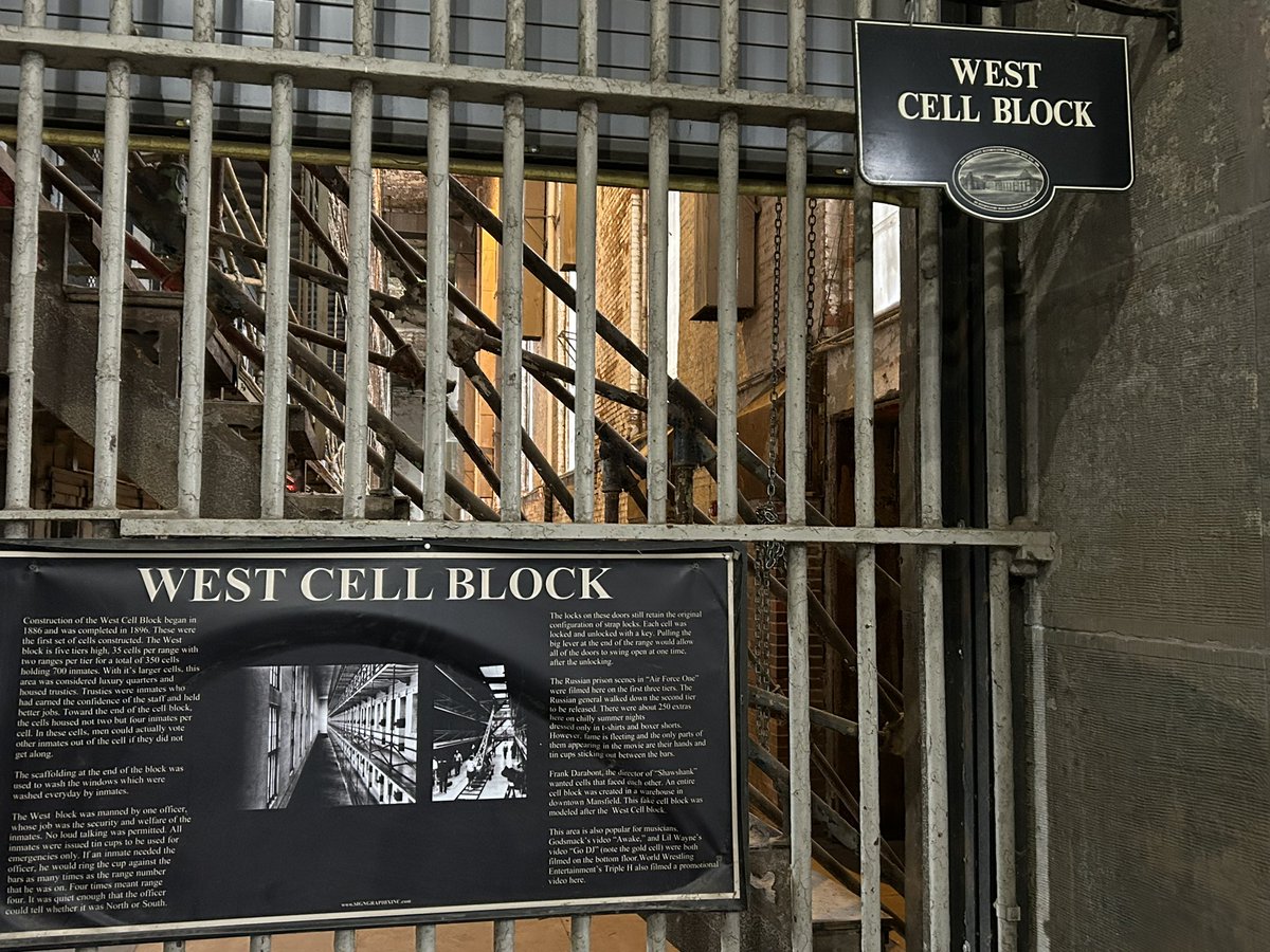 Mike Holden (@mikeholdennews) on Twitter photo A look inside The Ohio State Reformatory at Mansfield. The starting rate to sponsor a cell block will cost you around $1,500.
You can also donate smaller amounts.
Corporate sponsors are around $10 thousand.
All funds raised go back toward West Cell Block restoration. <a href="/WEWS/">News 5 Cleveland</a> A look inside The Ohio State Reformatory at Mansfield. The starting rate to sponsor a cell block will cost you around $1,500.
You can also donate smaller amounts.
Corporate sponsors are around $10 thousand.
All funds raised go back toward West Cell Block restoration. <a href="/WEWS/">News 5 Cleveland</a>