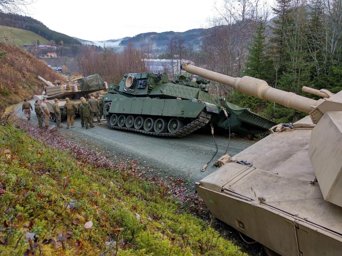 On #TankTuesday we share why Marines don’t have tanks anymore. Here we see Marines from 2nd Tank Bn, 2nd Marine Div during Exercise Trident Juncture 18 near Storås, Norway, Oct. 26, 2018. Photo by CPL Kevin Payne. In all fairness, we’ve all been part of something like this.