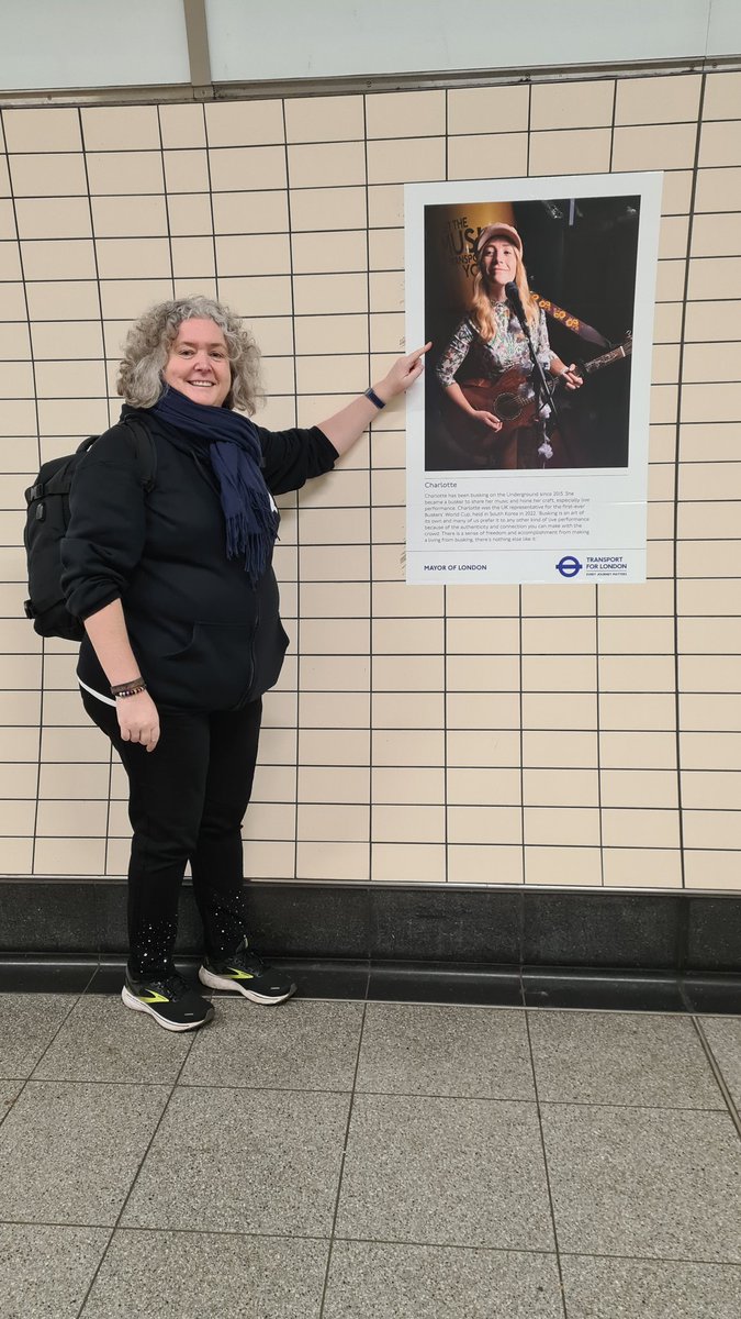 MartinHarris71's tweet photo. When you walk around the London underground looking for a poster! 😀 @Ccampbellmusic @DawnS15 https://t.co/98kGOvUAEJ