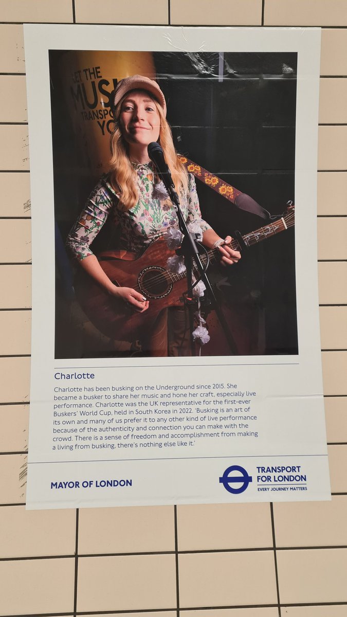 MartinHarris71's tweet photo. When you walk around the London underground looking for a poster! 😀 @Ccampbellmusic @DawnS15 https://t.co/98kGOvUAEJ