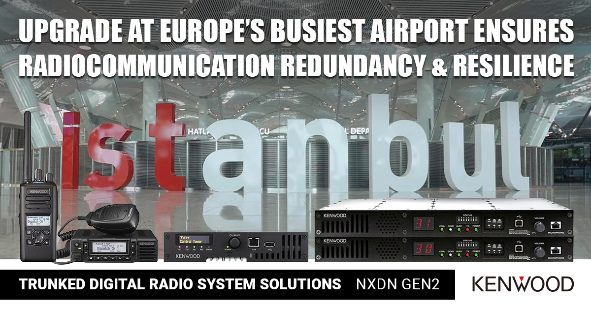 Kenwood_Comms's tweet photo. The electronics systems team at Istanbul Airport #IST recently completed a backup, 32-channel #NEXEDGE #NXDN Gen2 #trunkedradio system to provide redundancy and ensure uninterrupted service. Learn more about this remarkable #radiocommunication system here https://t.co/RdJjJhmZWD https://t.co/pkOg4hPOfT