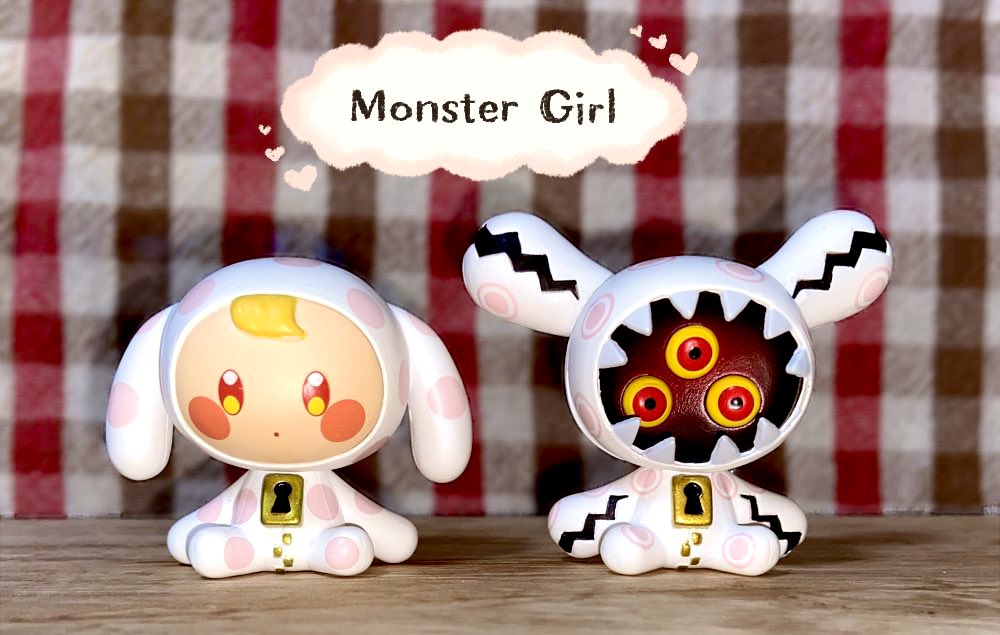 Maniani's SHADOW MONSTER 2』 Monster GirlとShadow Rabbitのカプセル