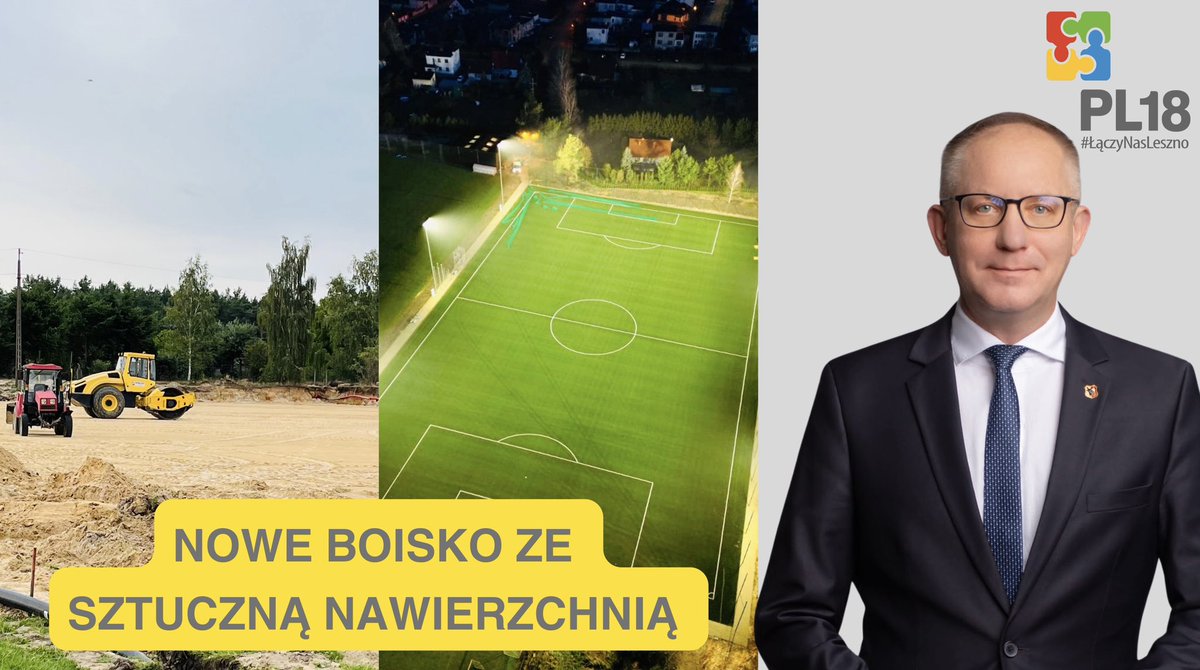 LaczyNas_Leszno's tweet photo. Kolejna inwestycja zrealizowana przez PREZYDENTA ŁUKASZA BOROWIAKA✅
Pełnowymiarowe boisko ze sztuczną nawierzchnią, na kompleksie w Zaborowie📍
Zobaczcie porównanie PRZED/PO tej inwestycji💪
#Leszno #PL18 #ŁączyNasLeszno https://t.co/rHWvspA8Tu