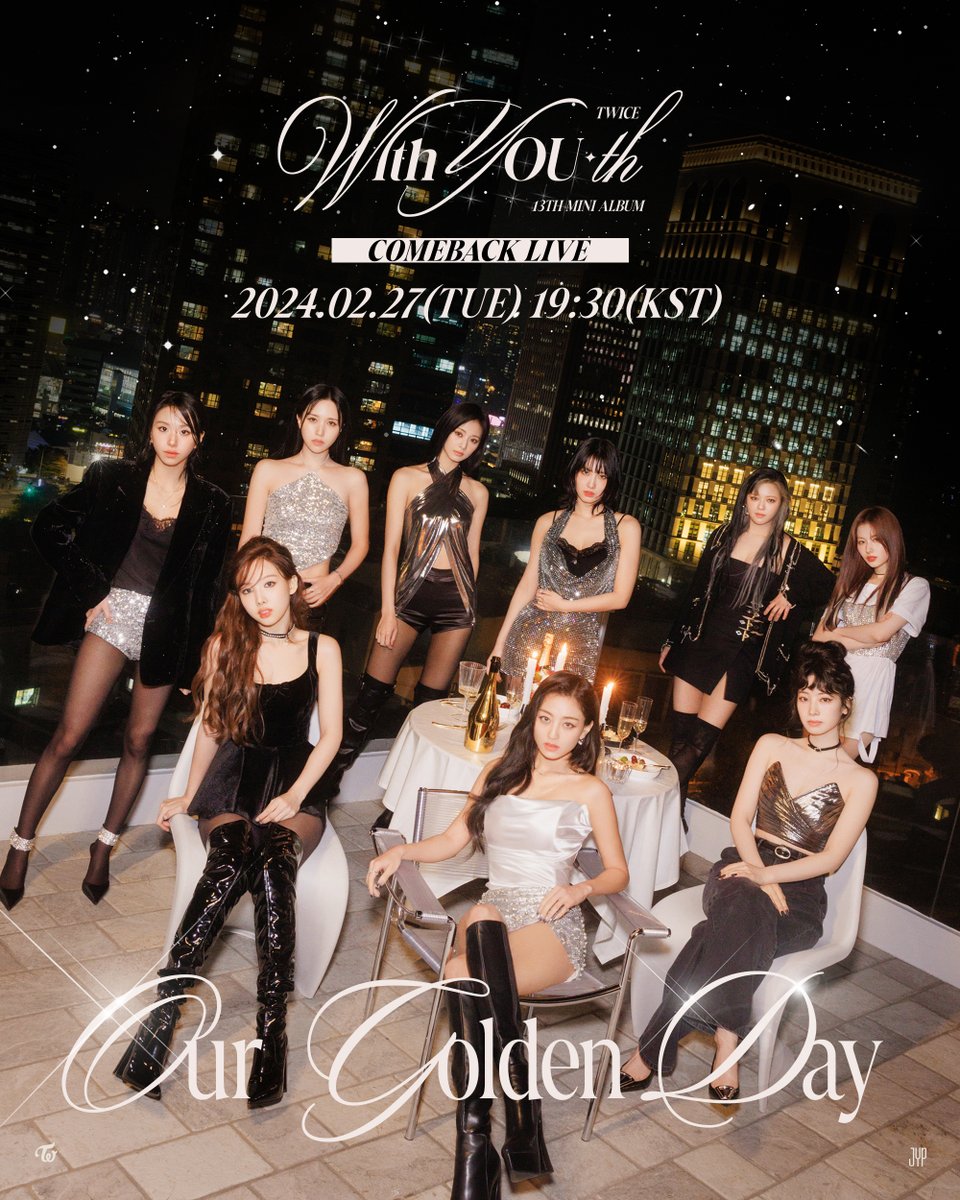 TWICE 13TH MINI ALBUM [With YOU-th] COMEBACK LIVE: Our Golden Day