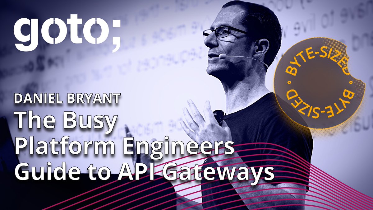 GOTOcon's tweet image. Take a sneak peek at the evolving landscape of API gateways with @danielbryantuk. Delve into modern deployment, configuration, and operation strategies. Watch the video.
youtu.be/d77eAYTAQ0U?li…
#APIGateway #CloudNative