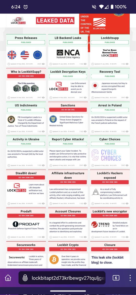 I can't express how proud I am of the team at @PRODAFT!

Since LOCKBIT's first entry into the cybercrime ecosystem, PRODAFT has assisted the NCA, FBI, and other partners of OpCronos to better understand and disrupt this criminal enterprise.

As always, being at the forefront of…