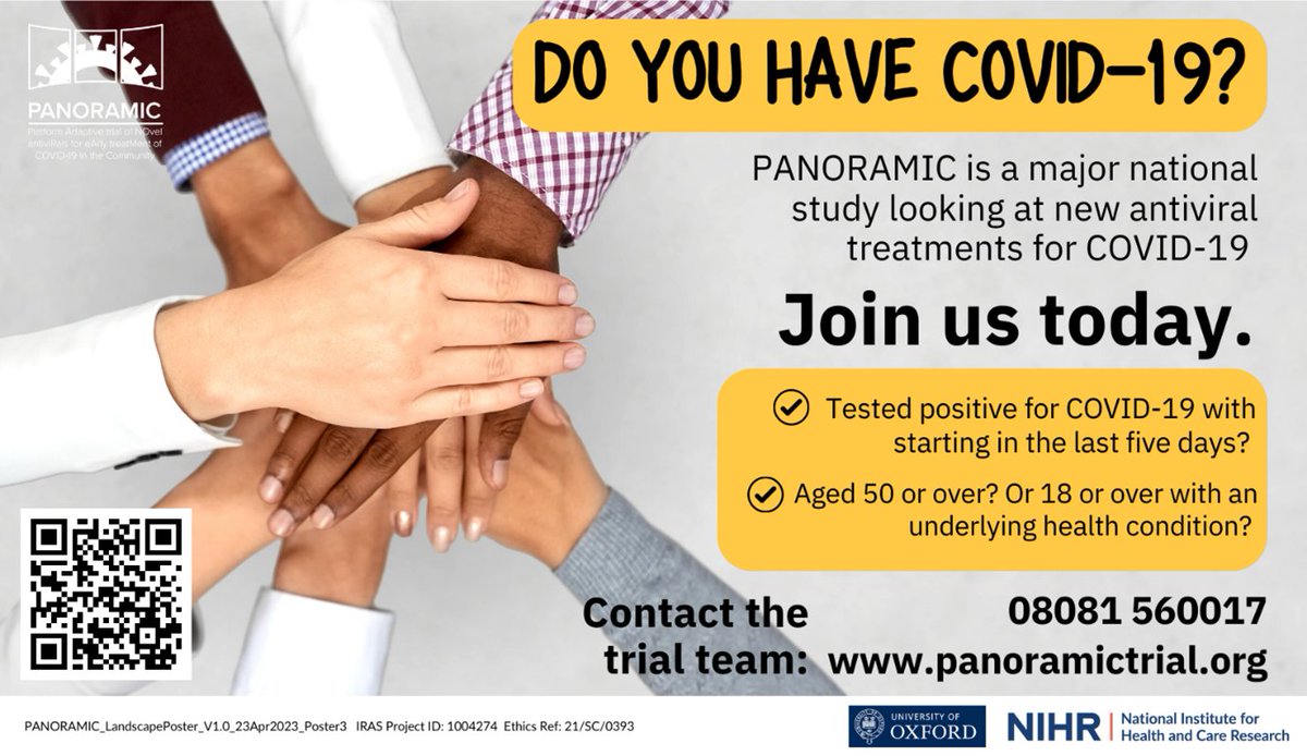 We are still recruiting to the @PANORAMICTrial across Wales and the rest of the UK.