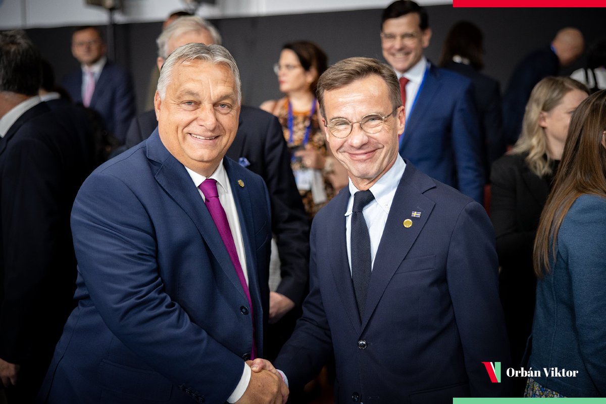 It will be my pleasure to welcome <a href="/SwedishPM/">Ulf Kristersson</a> Ulf Kristersson in Budapest this Friday. We are planning to discuss how to strengthen the defence and security policy cooperation between #Hungary and #Sweden, as well as our plans for the Hungarian Presidency of the Council of the