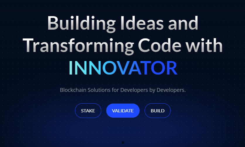 Good morning all, 

Over the past couple of weeks we have been updating a new website which will hopefully reflect us better as a project and blockchain we are developing.

The new website we be more geared towards the Innovator blockchain with information to help developers to