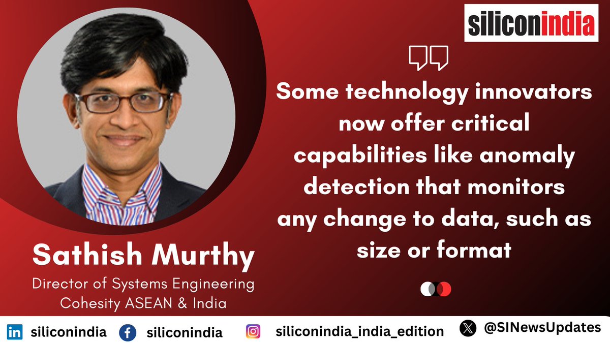 Why Indian Organisations Need a Cyber Resilience strategy for Business Continuity

Read more: goo.su/XVC4te

Sathish Murthy, Director of Systems Engineering, @Cohesity

#CyberResiliencestrategy #cybersecurity #technologyinfrastructure #DataAccessControls