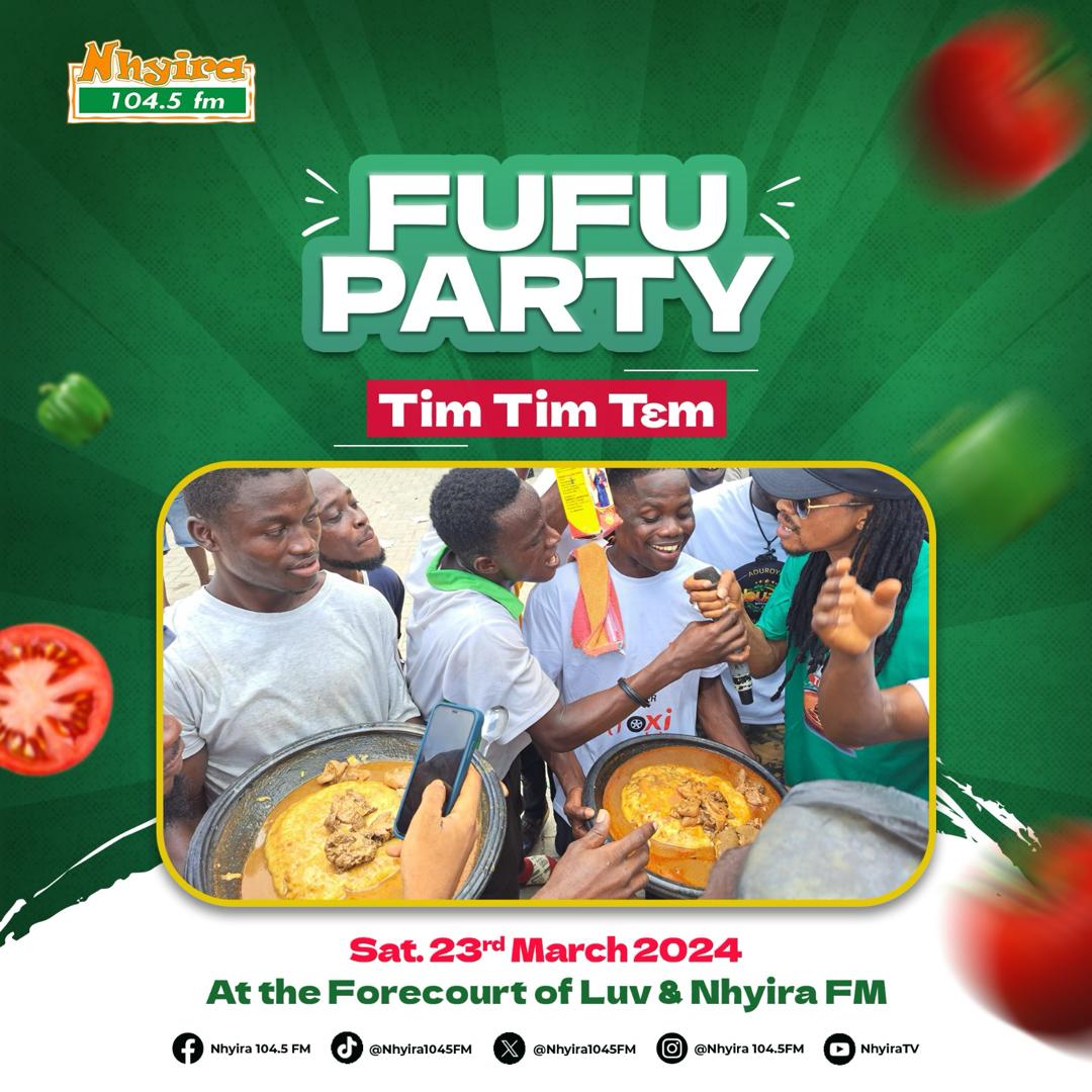 nhyira1045fm's tweet image. Fufuo Party oooooo

#TimTim #NhyiraFMFufuoParty24