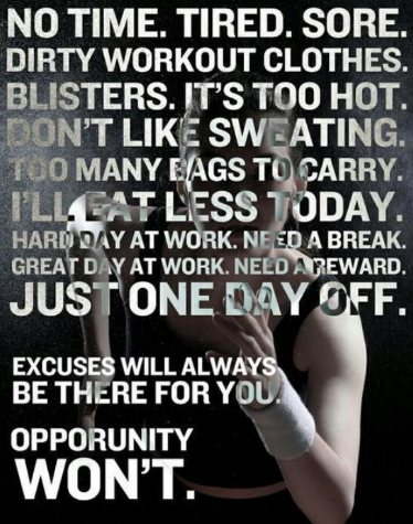 'You will begin to get what you want when you stop making excuses for why you don't have it.' - Unknown

You can have excuses, or you can have results, but you can't have both. 

When you lose all of your excuses, you will find your results.