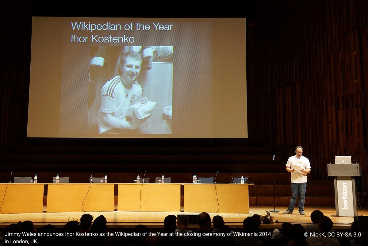 He was posthumously awarded the title 'Hero of Ukraine' — the highest national award. During Wikimania-2014, the founder of Wikipedia @jimmy_wales named him the Wikipedian of the Year.