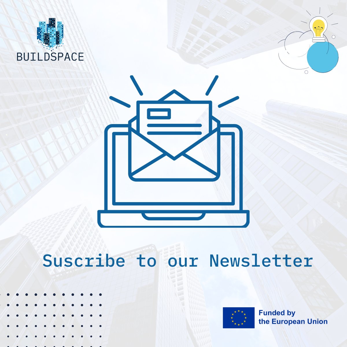 📢✨Subscribe to the BUILDSPACE Newsletter 🧠 Join our community to stay informed on the most exciting insights and updates of the topics like #energyefficiency and #climateresilience. Subscribe now at 🧷 buildspaceproject.eu #BUILDSPACEProject