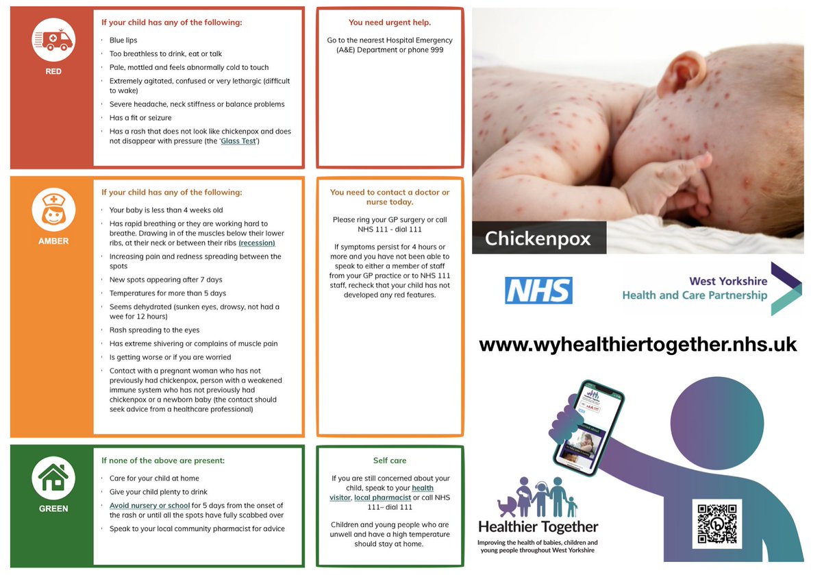 LeiversNicole's tweet image. Heading into spring... expecting to see a bit more #chickenpox 

Signpost families to wyhealthiertogether.nhs.uk for advice on how to manage #commonchildhoodillnesses &amp;amp; #whentoworry.  .