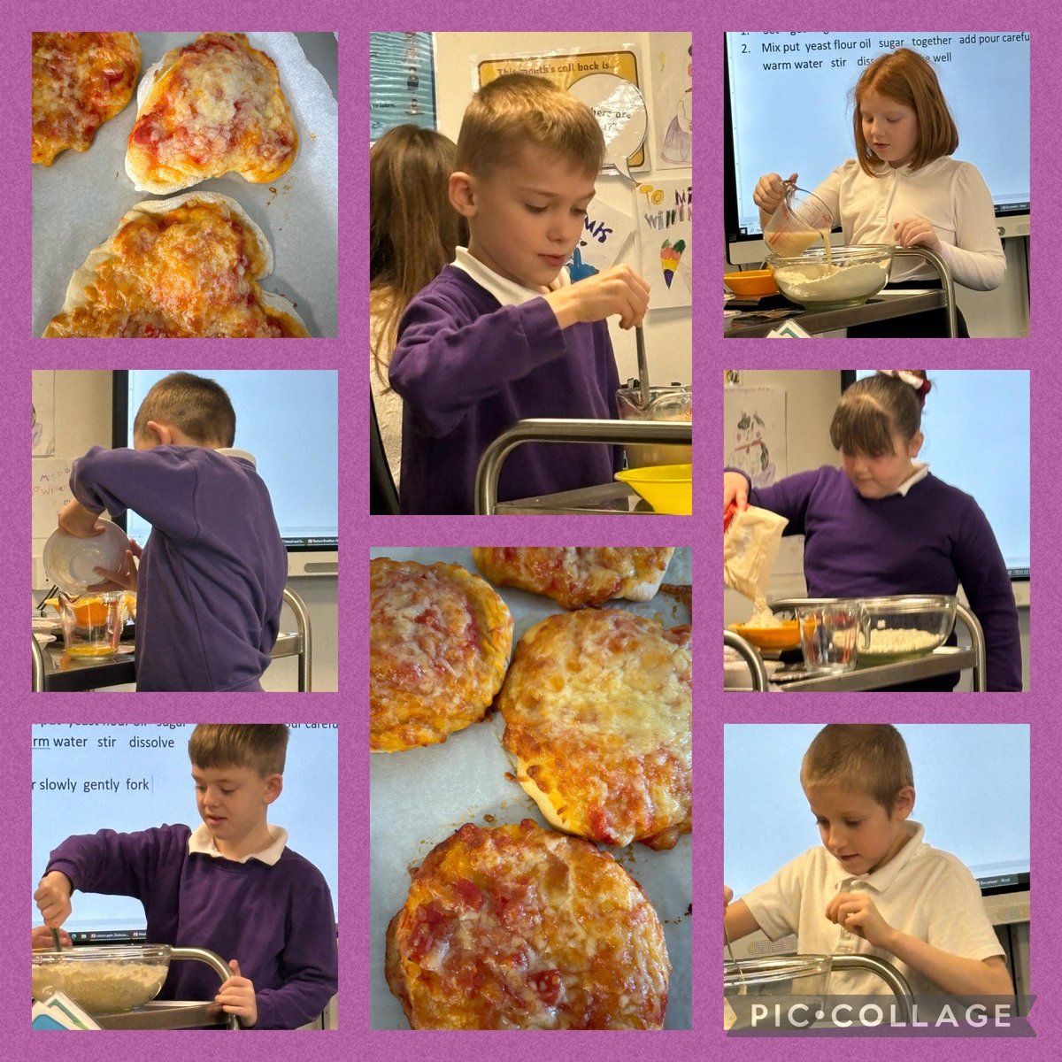 In Y3, we have been learning how to write our own instructions by looking at different recipes. Once we wrote our instructions, we've had a go at making our own pizzas! What do you think? 😋#BusyBeingBrilliant 
@WellspringAT