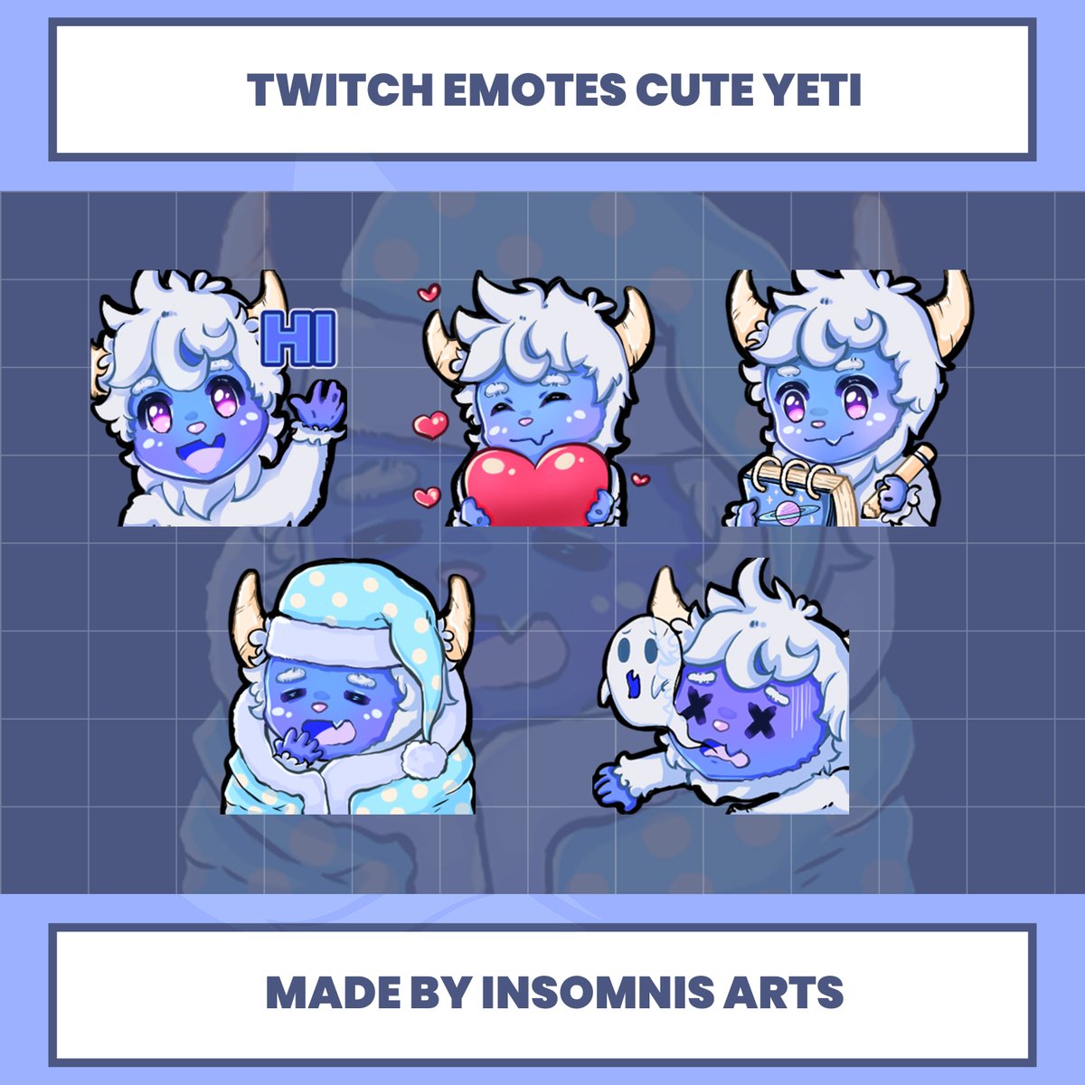 ❄️❄️ Cute Yeti ❄️❄️Twitch/ Discord Emotes!! Commission for Flafy-Flo!! 

Commission still open !!!! Visit my Page on Fiverr and order now! 🤩

#twitch #TwitchStreamers #twitchaffiliate #TwitchPartner #emotes  #Discord #DiscordServer #art #artist #commissionsopen