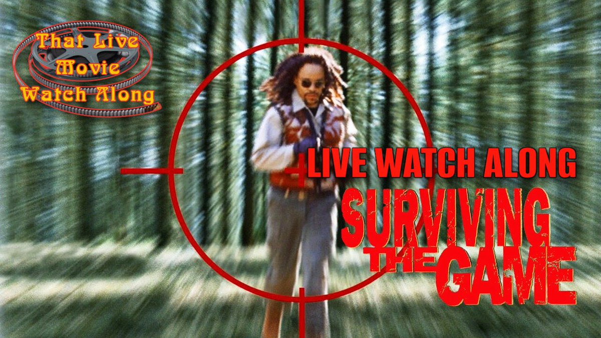 Join us live tonight for a live watch along of Surviving the Game (1994)! youtube.com/live/caAZbUELp… #icet #garybusey #hunt #thriller #podcast #movies #rutgerhauer #MovieReview #ranking
