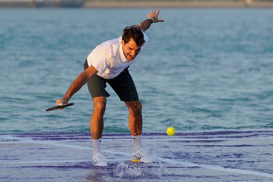 norinchi_df's tweet image. Roger Federer 🌊🎾#QatarExxonMobilOpen 2011☺️