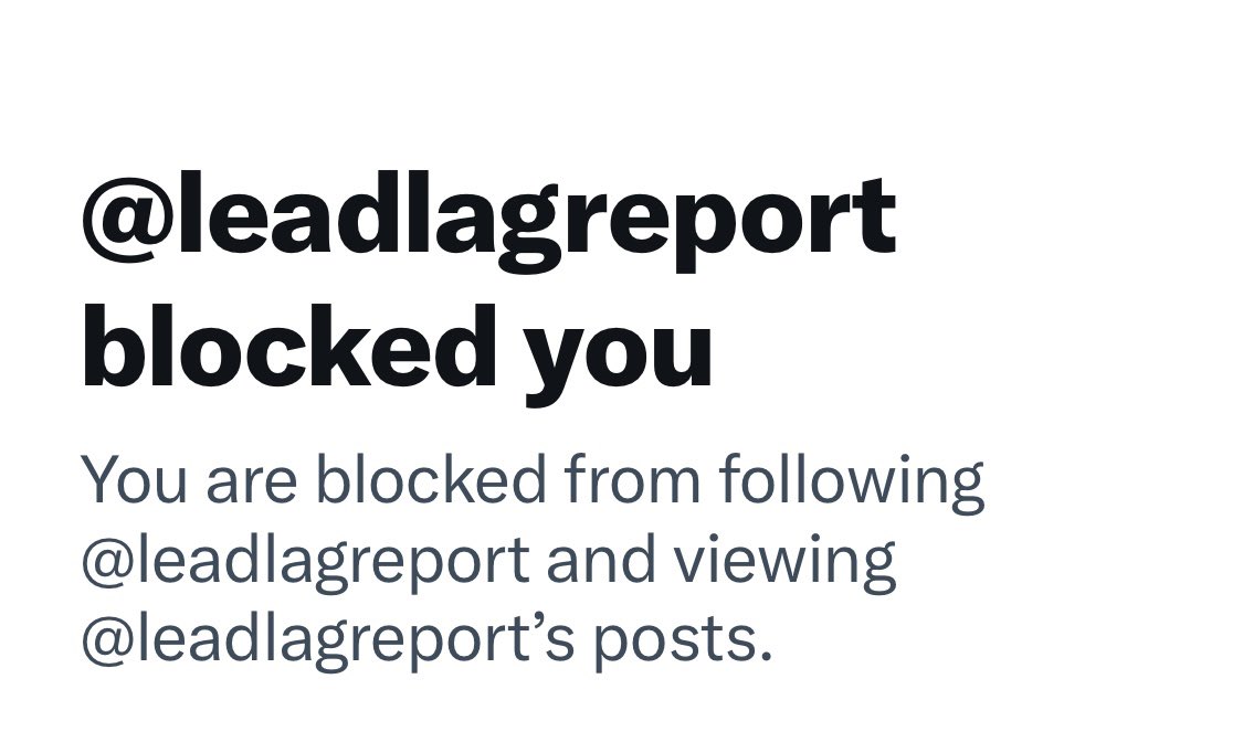Joined the block party lmao….This fool thinks he knows everything but denies seasonality in the markets, most likely the reason he blocked me. I bet these next couple weeks during a time the market is historically weak, he’ll be talking nonsense saying a bunch of bear bullshit.