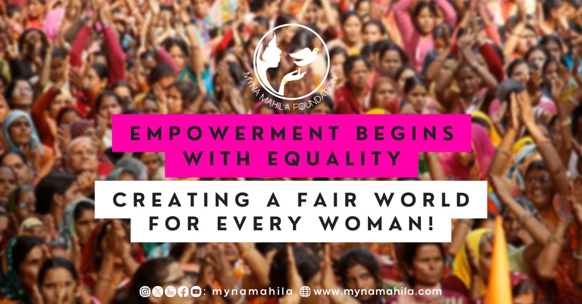 Today, on World Day of Social Justice, the Myna Mahila Foundation emphasizes its commitment to creating a more equitable world. 🌍✊ #SocialJusticeDay
