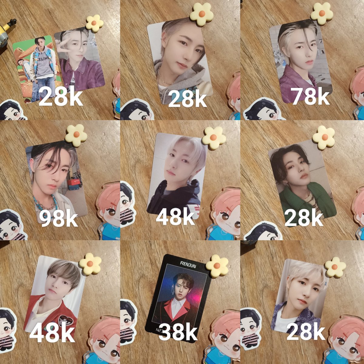 ⁺₊♡ — wts || want to sell — ♡₊⁺

aab nct dream haechan jeno mark renjun 

📍dom malang
🟠 oren 
🔴 must pair min 2pc
🔵 negotiable all pc
❗excl packing

t. wts pc haechan hoodie ungu cashbee boom binder from home deluxe box jeno pob sm global shop mumo glimo renjun mark
