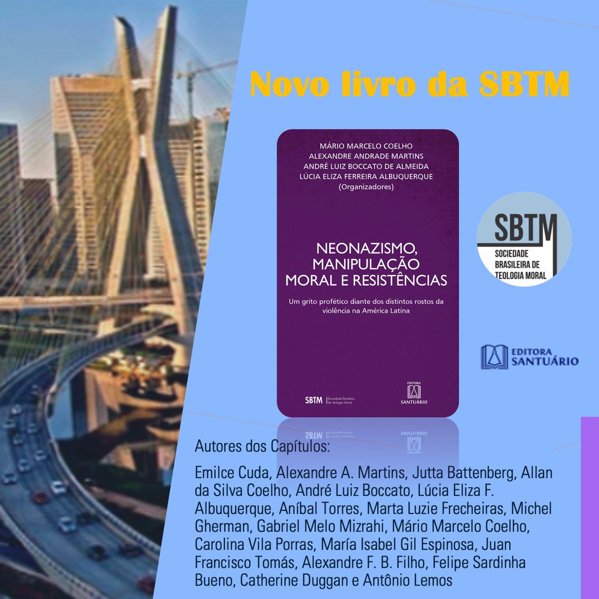 Novo livro organizado pela SBTM foi publicado pela @EditSantuario Confiram!!