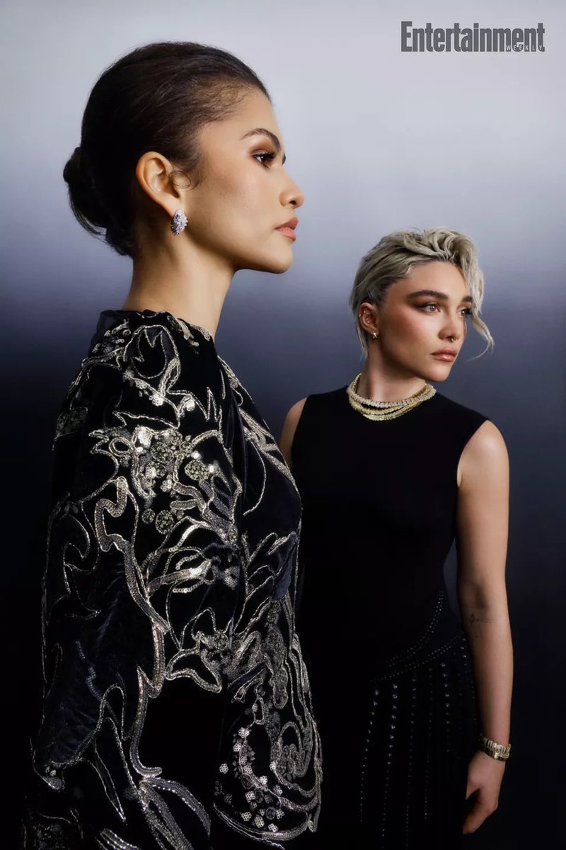 #Zendaya and #FlorencePugh photographed by #PeterAsh Lee for @EW