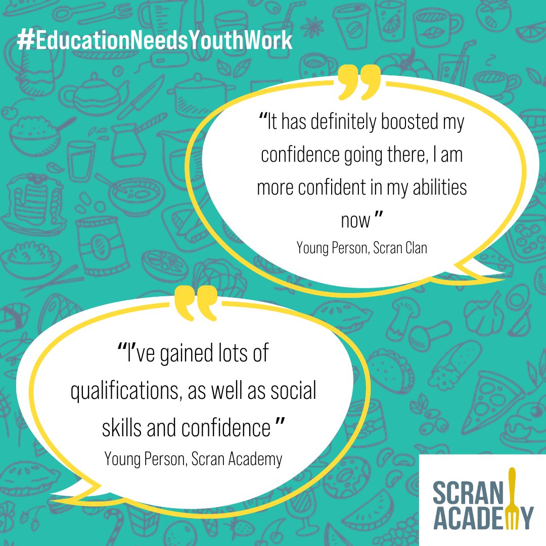Through our partnerships with local schools, we've EMPOWERED young people, boosting their confidence and helping them achieve qualifications. This highlights the VITAL role of youth work in education. 📚✨#EducationNeedsYouthWork @YouthLinkScot @YWSCollab #ScranAcademy