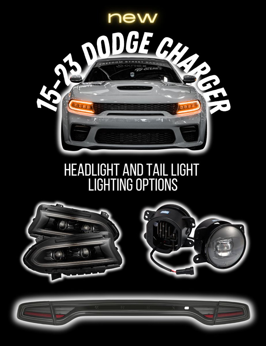 Shop now at LightingTrendz.com ! #customheadlight #Mopar #taillighttuesday #dodge #dodgecharger