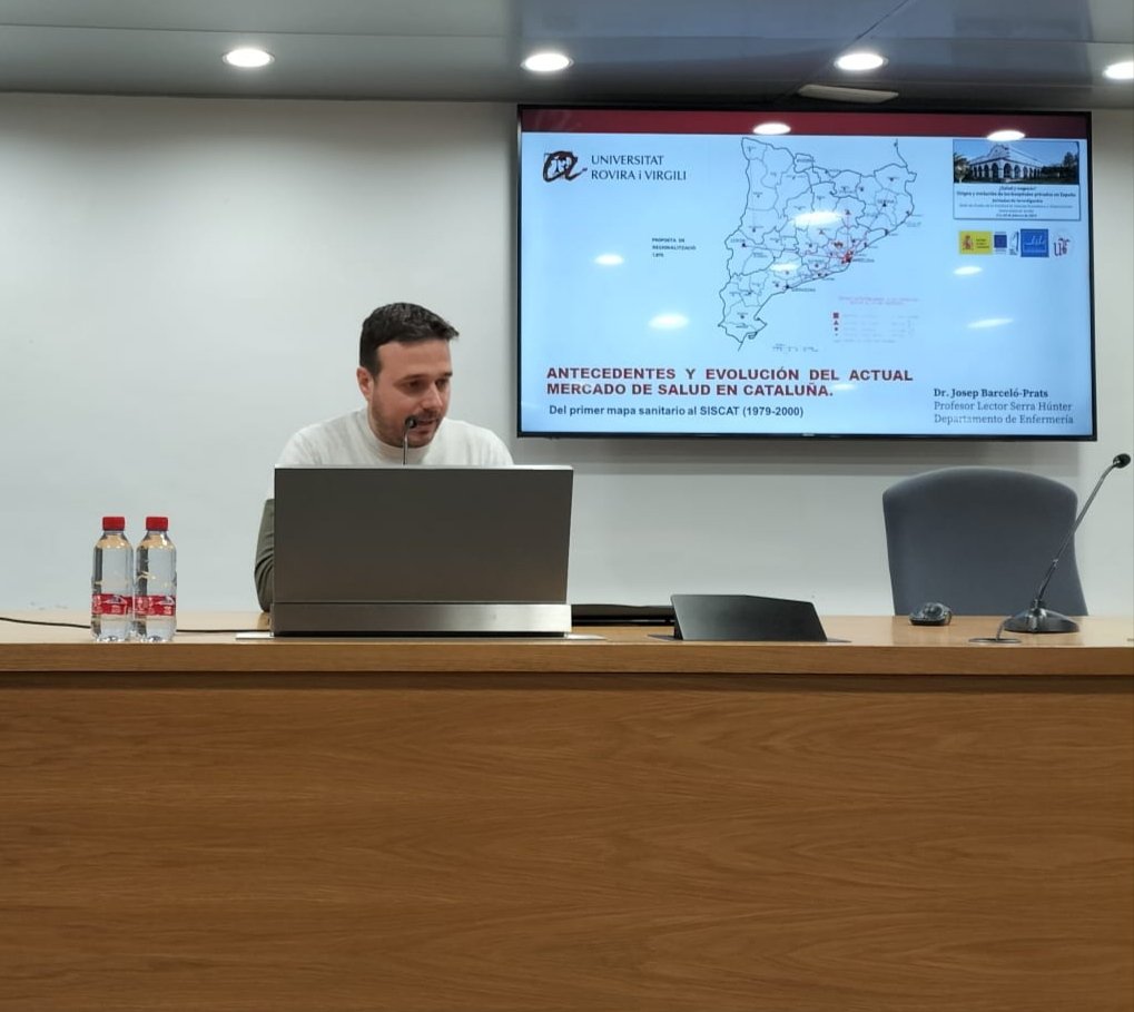 Ha sido un lujo poder presentar, en la <a href="/FceyeUs/">Facultad Económicas y Empresariales Univ. Sevilla</a>, la comunicación "Antecedentes y evolución del actual mercado de salud en Cataluña: del primer mapa sanitario al SISCAT (1979-2000)". <a href="/salutcat/">Salut</a> <a href="/icscat/">ICS. Generalitat</a> <a href="/uchcat/">La Unió</a> <a href="/ACEScat/">ACES - Associació Catalana d'Entitats de Salut</a>