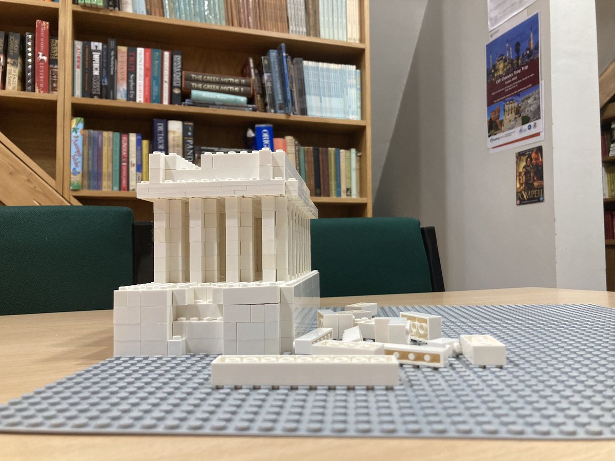 LGS_Classics's tweet photo. @LboroGrammar Year 8 pupil, Shayan, designed this #Roman temple on @Minecraft , and used Craftplicator to turn the model into Lego instructions. The boys have been making the model during the lunchtime Digital Classics Club.

#ILCD24 #ILCD2024 #InternationalLegoClassicismDay2024 https://t.co/NzliIqPdRA