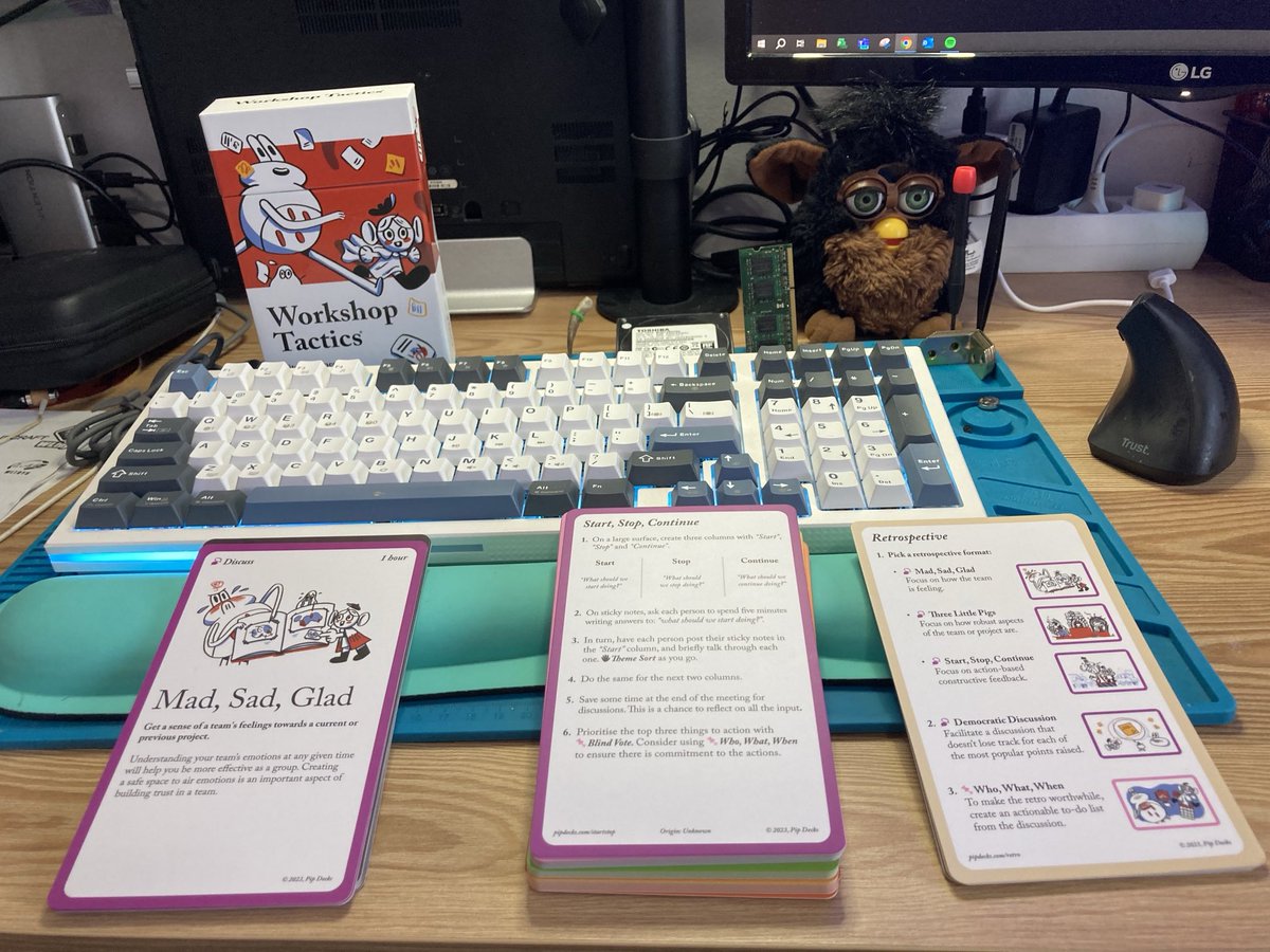 Planning the next team retrospective after our release with ⁦<a href="/PipDecks/">Pip Decks</a>⁩