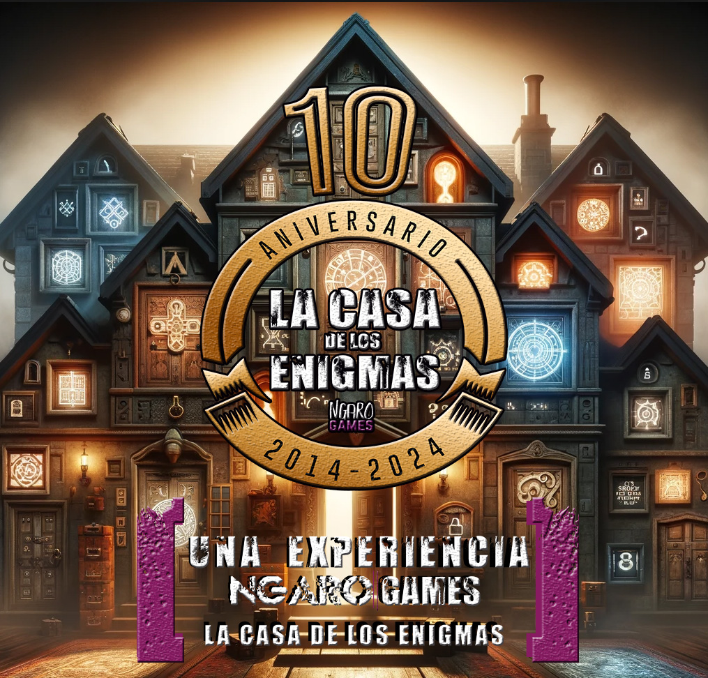 "¡Despierta al detective que llevas dentro!  En la Casa de los Enigmas, cada rincón es un misterio esperando ser descubierto. Armado solo con tu ingenio y tu deseo de descubrir la verdad, navegarás a través de habitaciones temáticas diseñadas para retar tu mente