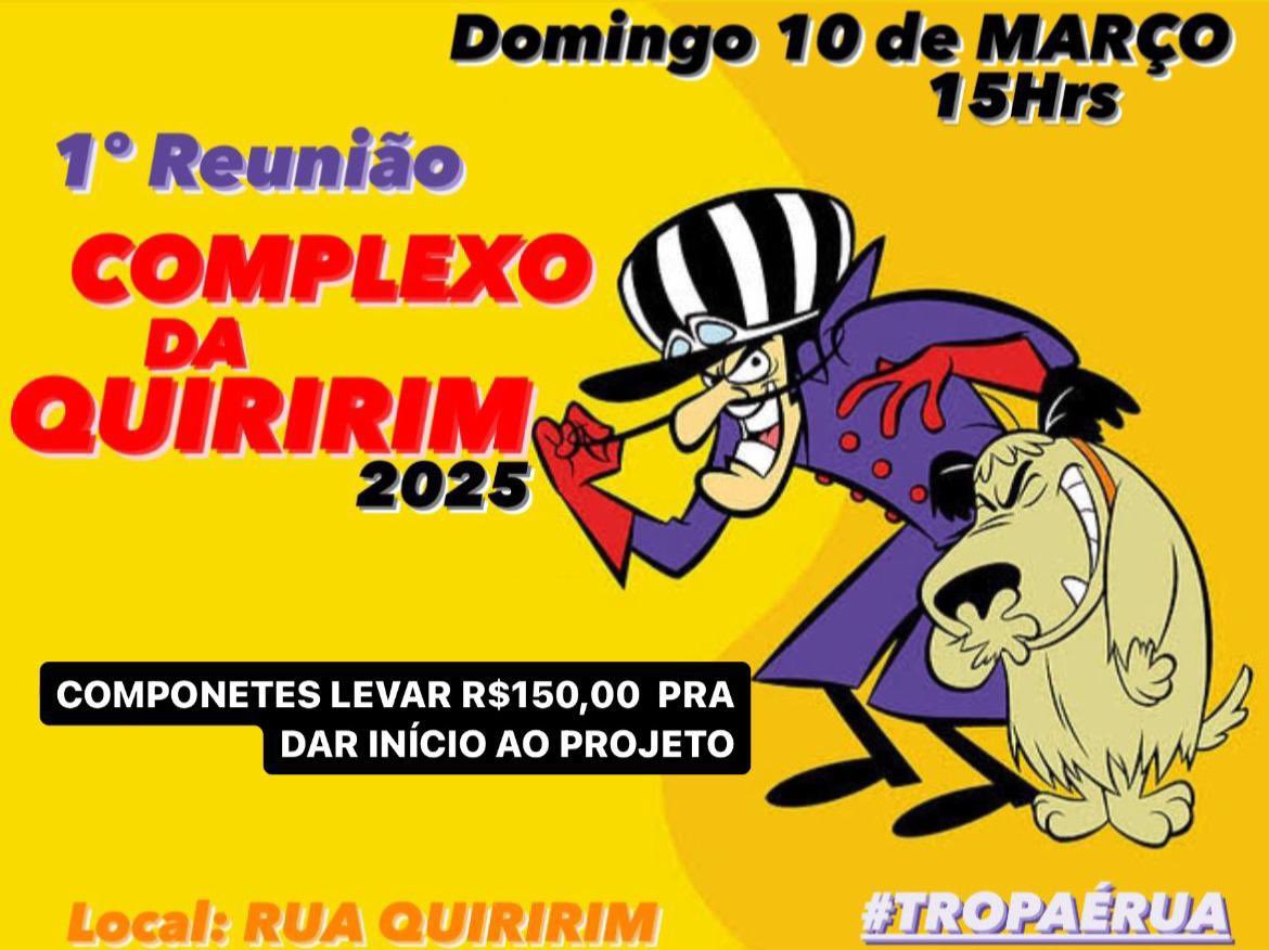 1º REUNIÃO PRA 2025 TROPA É RUA 🫣💣