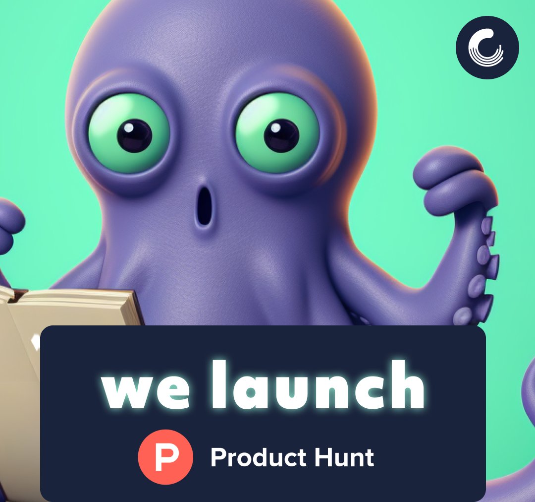 Octomind goes Product Hunt! We'll launch on Product Hunt in the next few days and we’ve prepared some neat surprises in our tool for the launch ;)  Not to spoil, but ... auto-fixed tests 🤯  
👉 Join the notify list on eu1.hubs.ly/H07Jg720 so you don't miss it!