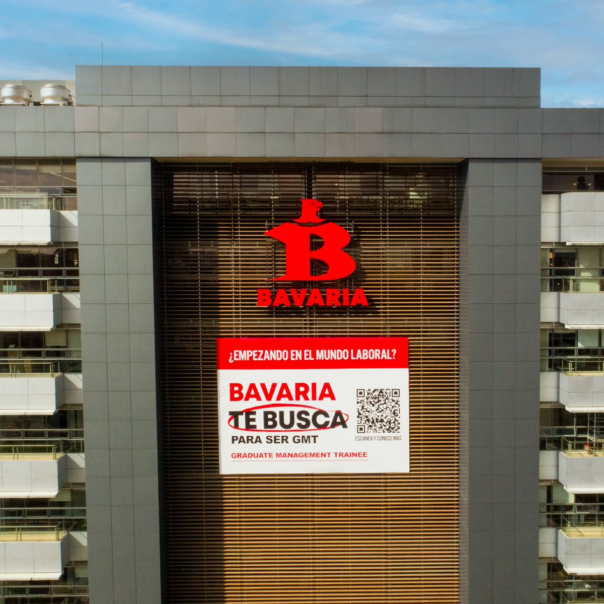 BAVARIA_OFICIAL's tweet photo. Desde nuestro edificio en la 127, ¡Te buscamos! 👀 Descubre nuestra convocatoria de empleo para ser GMT (Graduate Management Trainee) y haz crecer tu carrera con Bavaria. Conoce más y aplica aquí https://t.co/ot35rS0VTj #BavariaTeBusca #TalentoBavaria #CreadoresDeBrindis https://t.co/YdBQFoMBlq