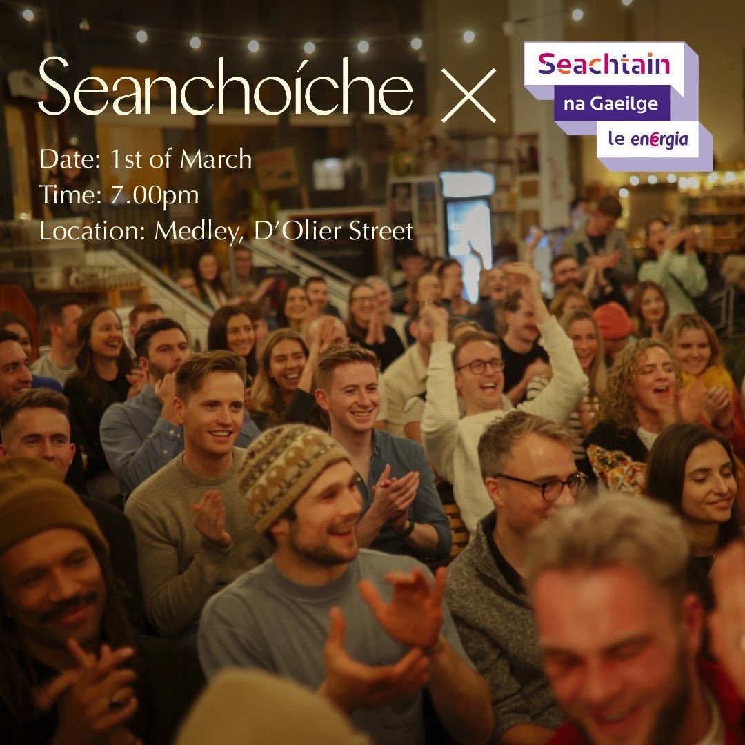 Join us and @seanchoiche on March 1st for an exclusive Irish storytelling and to spend a special #SnaG24 night in Dublin! 💜☘ Register here: bit.ly/Seanchoiche-Sn…