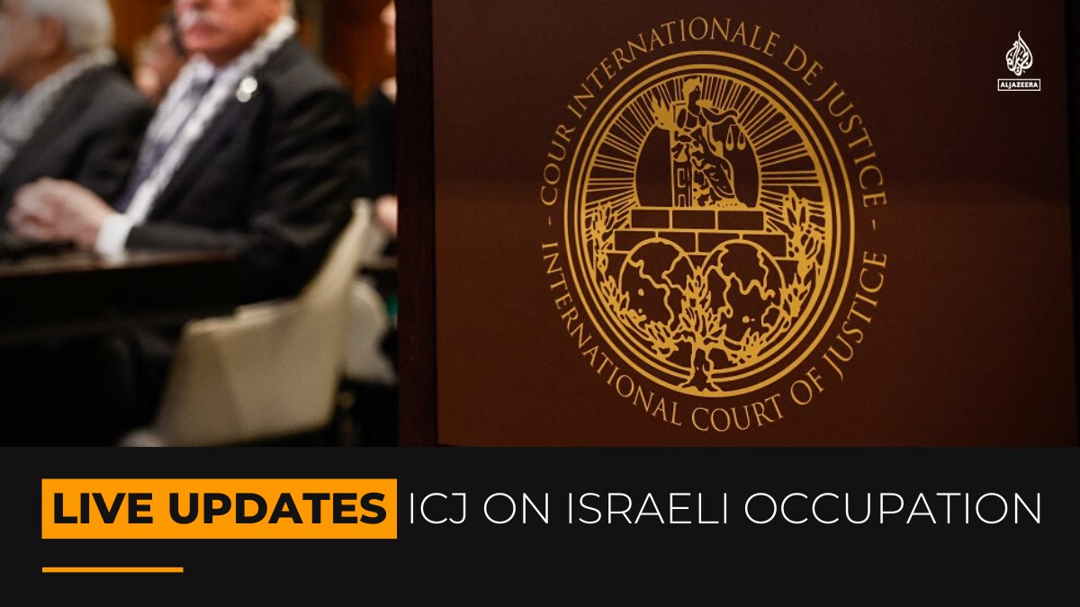 AJEnglish's tweet image. Bolivia’s representative says the policies and practices of the Israeli occupation in Palestinian territory are illegal and have legal consequences with obligations for Israel and other states, as well as the UN.

🟠 LIVE updates: aje.io/eq8ttm