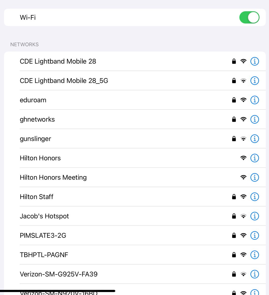 Do we really have eduroam running at WLPC?