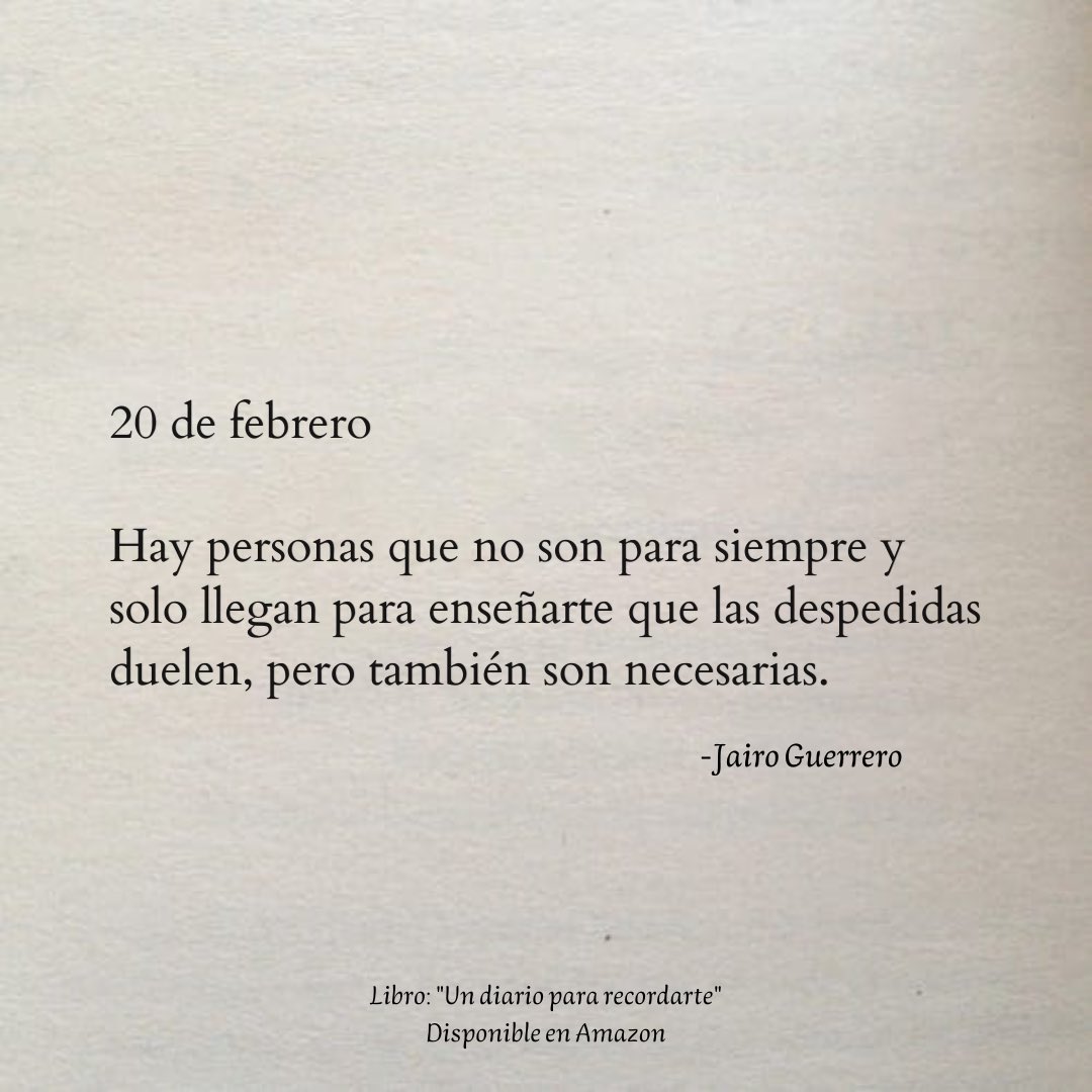 20 de febrero. ✍🏻