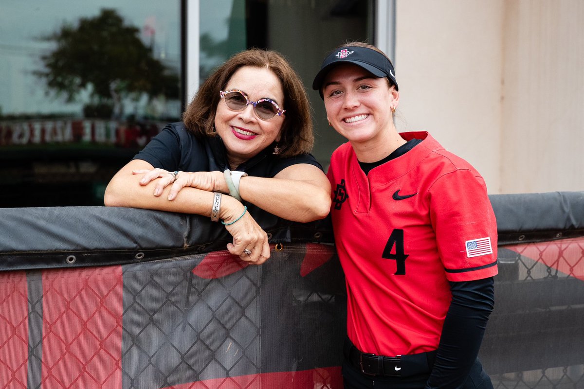 This past Saturday, we were lucky to welcome President Adela de la Torre to throw out the first pitch. It’s safe to say she is a natural out on the field! 🌴🔴⚫️ #GoAztecs #RiseUp