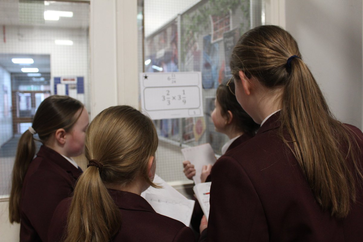 stmarys_college's tweet photo. Year 7 Mathematics students have been testing their knowledge with an engaging multiplying fractions treasure hunt set by Miss Collingwood!! ๐งฎ๐โจ
#maths #multipy #fractions #treasurehunt #learn #explore #MathematicsChallenge https://t.co/KBK3BOsM5k