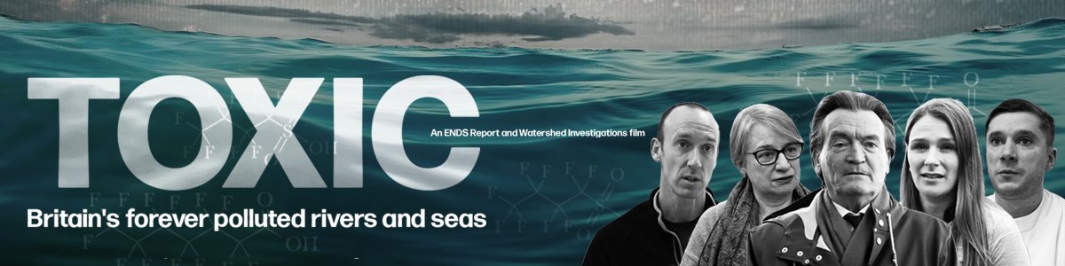 Rivers across the country contain toxic #ChemicalCocktail while animals have been to contain high levels of PFAS (forever) chemicals🧪

But where does this come from & how much is going into our rivers & sea?

Watch film by @TheENDSReport & @WATERSHED_i👇

endsreport.com/article/186189…