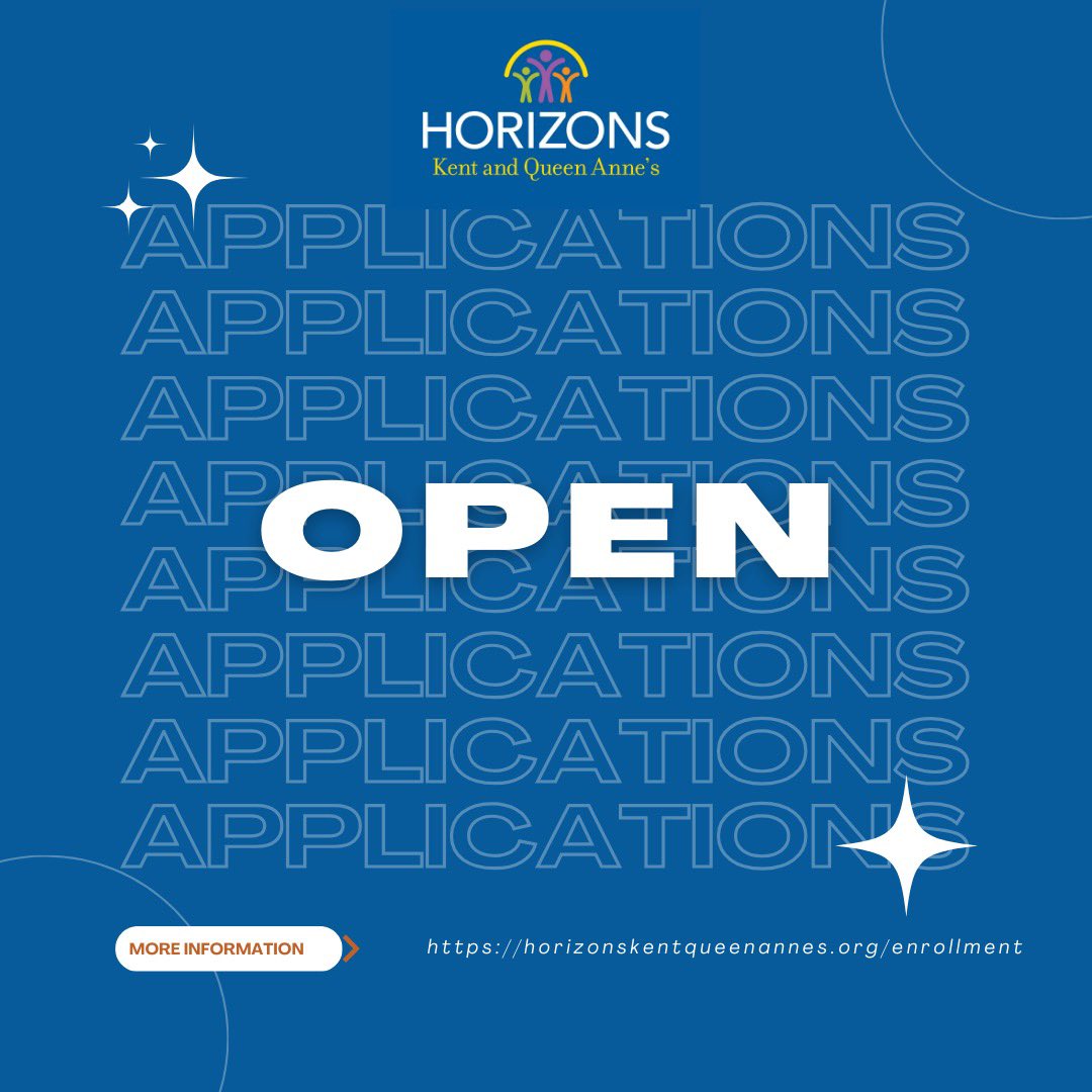 HorizonsofKQA's tweet image. Spaces are available for new students at Horizons this summer! Spots are filling up quickly so please submit your applications as soon as possible. 

horizonskentqueenannes.org/enrollment