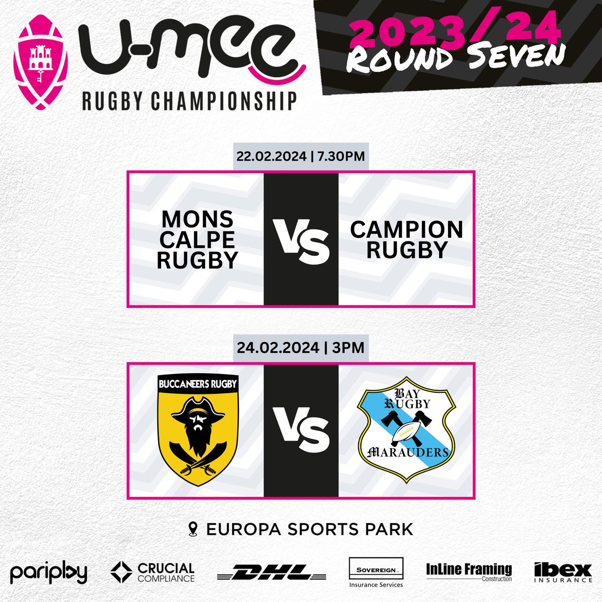 GibRugbyChamp's tweet photo. Next 🆙 ➡️ Round 7️⃣ 👊

#umeeGRC
#GibraltarRugby https://t.co/feaMfVUuJT